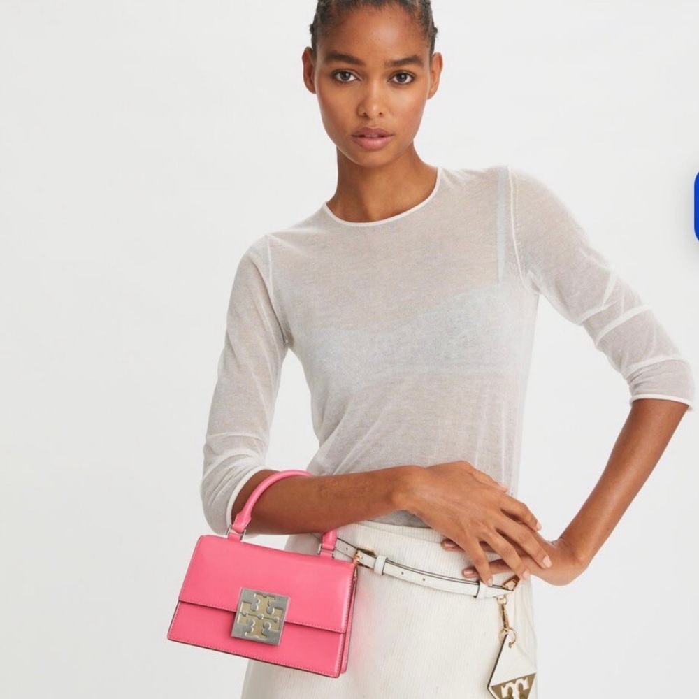 Tory Burch MINI Bon Bon Spazzolato Mini Top Handle - Picture 7 of 11